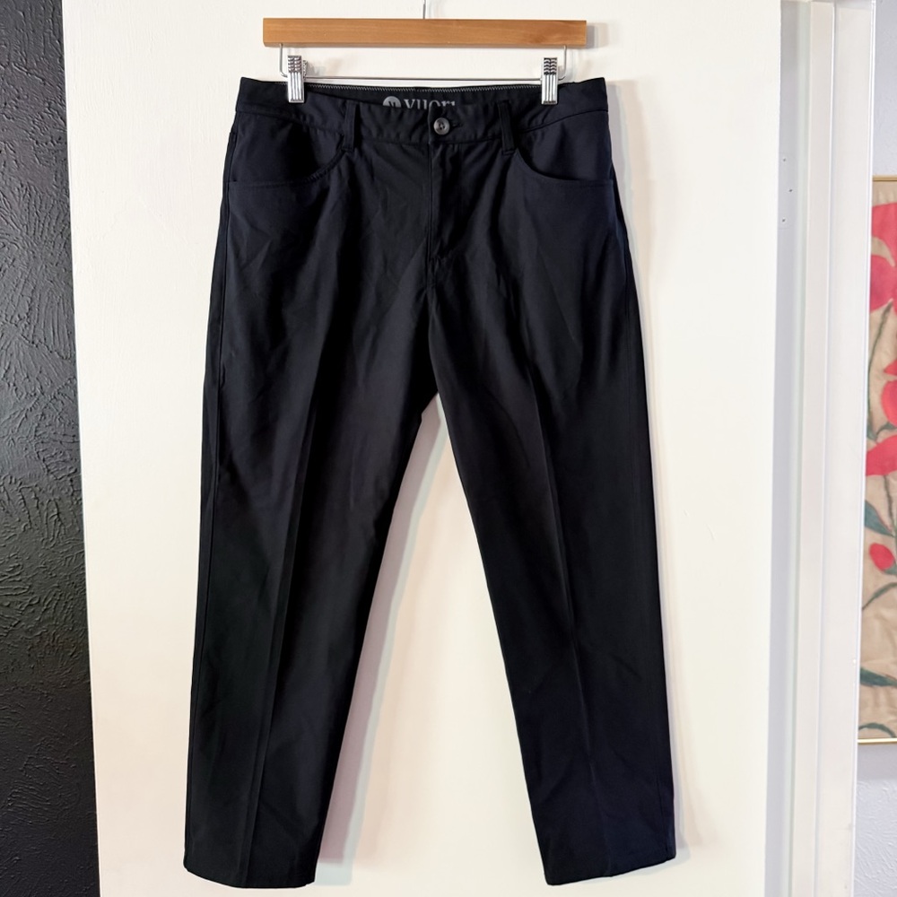 Vuori Meta Pant Athletic Slim Fit 25” Black Size 32 - Picture 3 of 9
